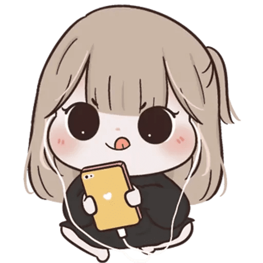 Cute Girl 13 Sticker