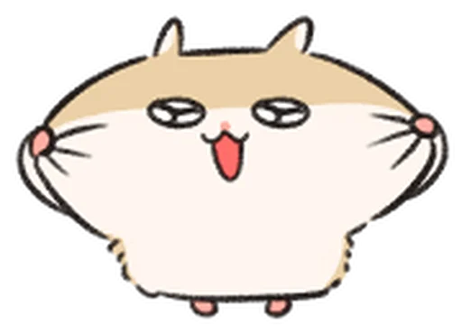 Kawaii Hamster Sticker