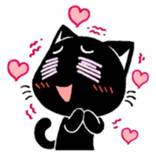 Black Cat Sticker