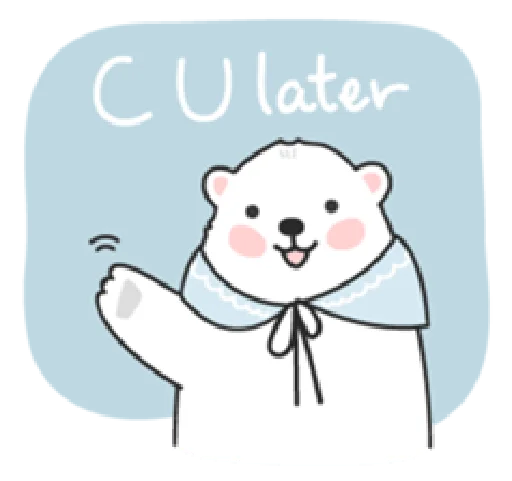 Sweet polar bear Sticker