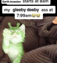 gleeby deeby Sticker