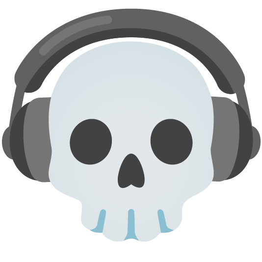 Skull headphones