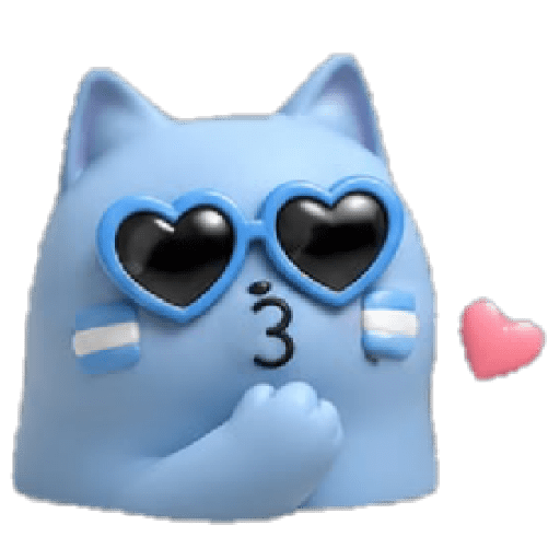 Nub Nub Cat 9 Sticker