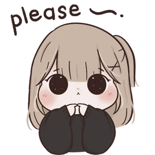 Cute Girl 3 Sticker