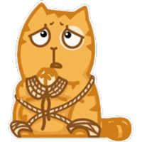 Peachy Cat #13 Sticker