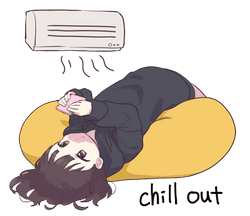 Menhera Chillout Sticker