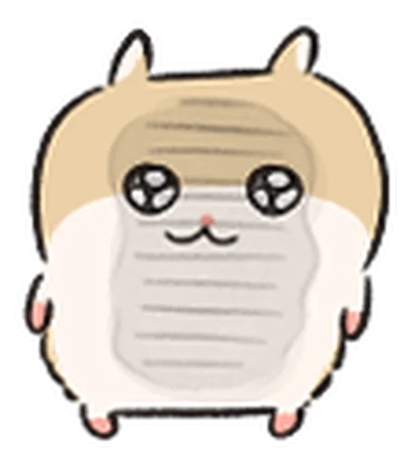 Kawaii Hamster Sticker