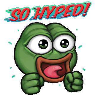 Pepe So Hyped!