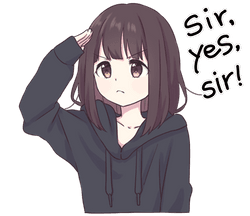 Menhera Yessir Sticker