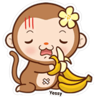 Monkey #26 Sticker