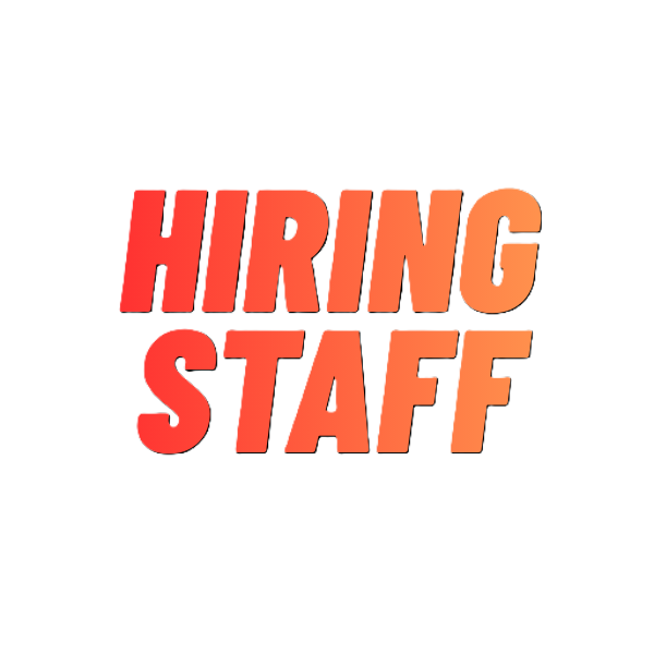 Hiring Staff Sticker