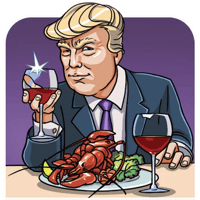 Donald Trump #8 Sticker