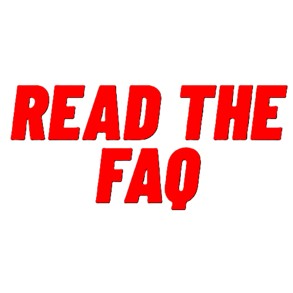 Read the FAQ Sticker