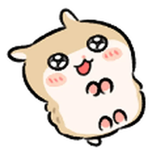 Kawaii Hamster Sticker