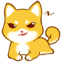 Cute Shiba #14 Sticker