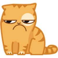 Peachy Cat #6 Sticker