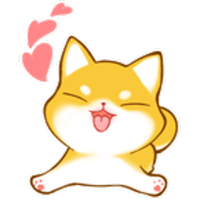 Cute Shiba #11 Sticker