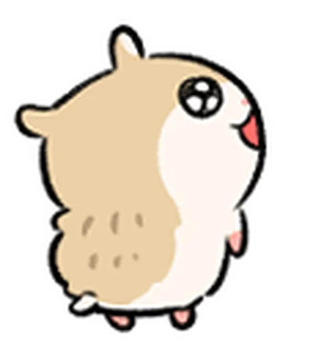 Kawaii Hamster Sticker