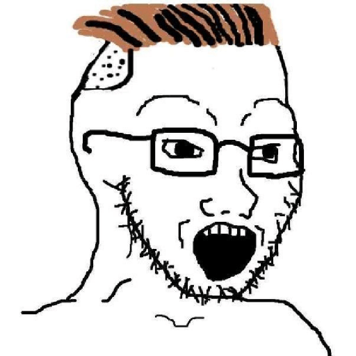 memes chad 8 Sticker