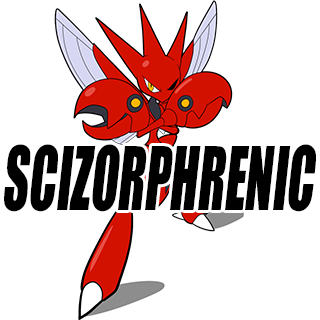 scizorphrenic normal test Sticker
