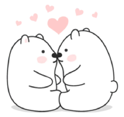 Sweet polar bear Sticker