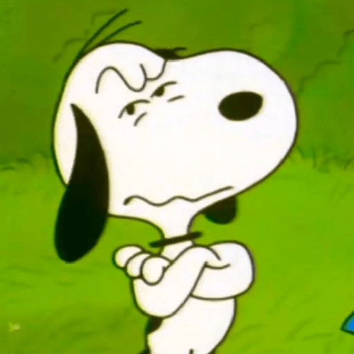 SNOOPY REACTION MEME 6 Sticker