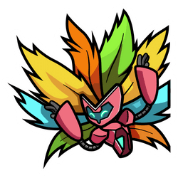 Mixer Feathers Sticker
