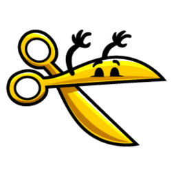 Mixer Scissors Sticker