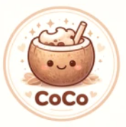 Coco Cafe Sticker
