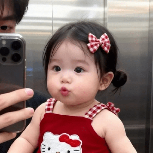 Korea cute baby 12 Sticker