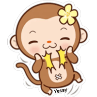 Monkey #28 Sticker
