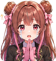 Begging Lotte Sticker