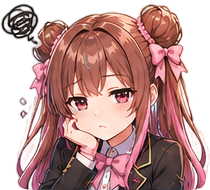Bored Lotte Sticker