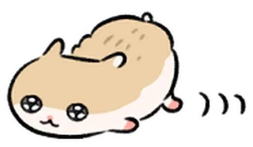 Kawaii Hamster Sticker