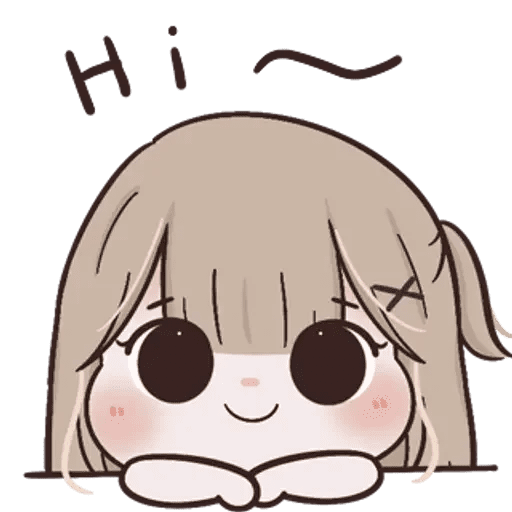 Cute Girl 7 Sticker