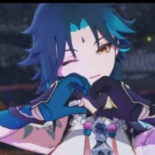 Xiao Heart Hands Sticker