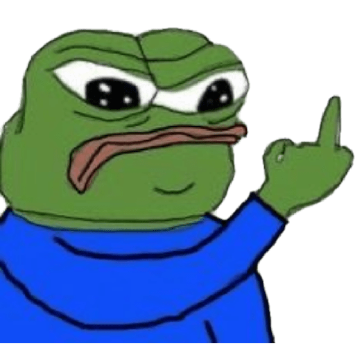 Pepe The Frog 4 Sticker