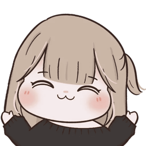 Cute Girl 4 Sticker