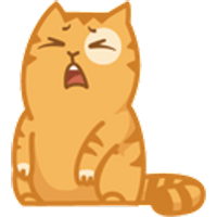 Peachy Cat #11 Sticker