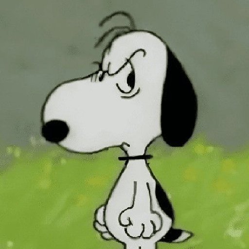 SNOOPY REACTION MEME 9 Sticker