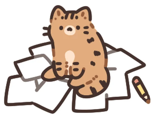 Ginger Cat Sticker