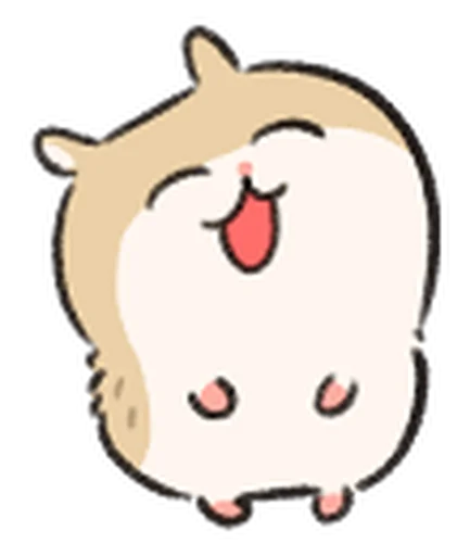 Kawaii Hamster Sticker