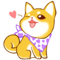 Cute Shiba #17 Sticker