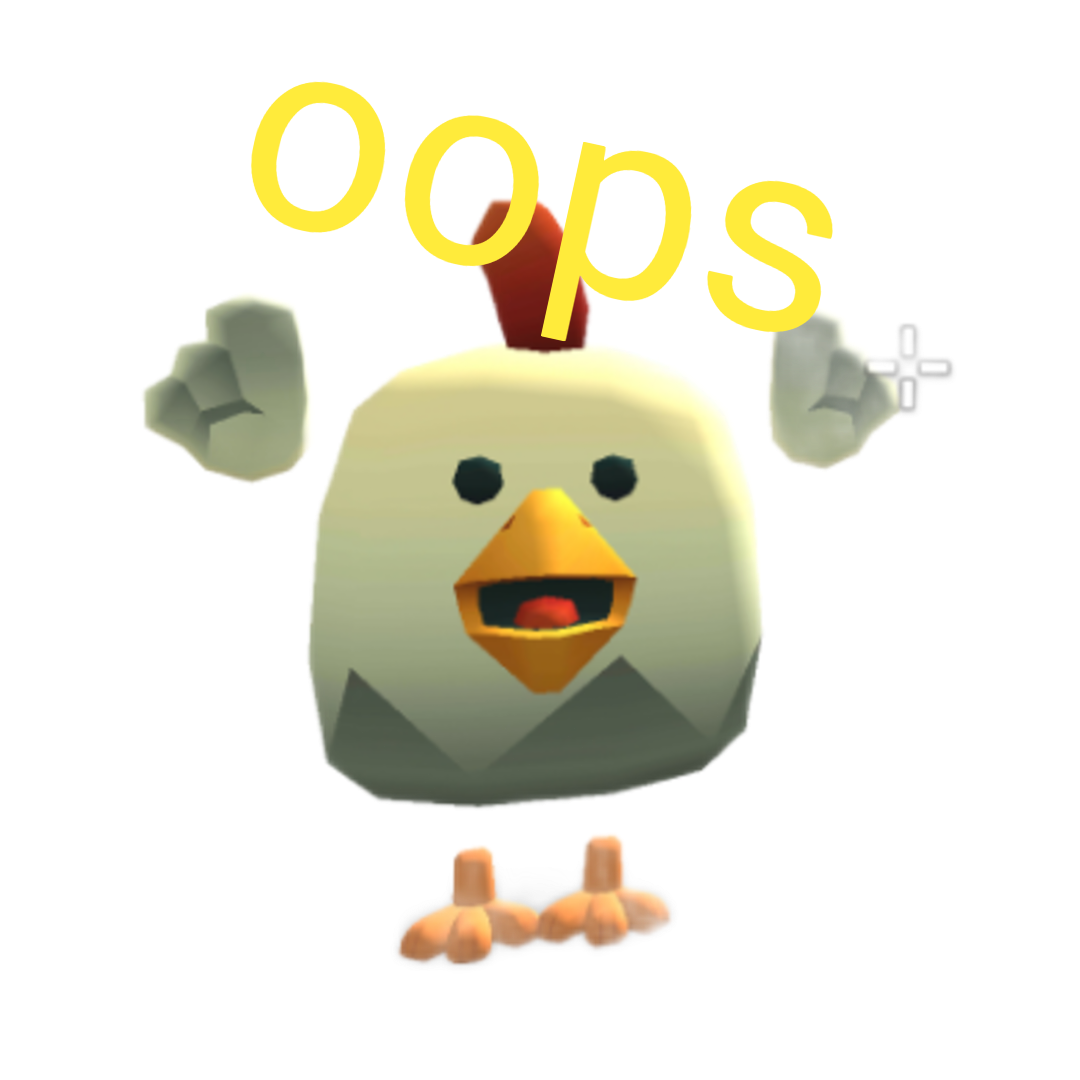 Oops Sticker