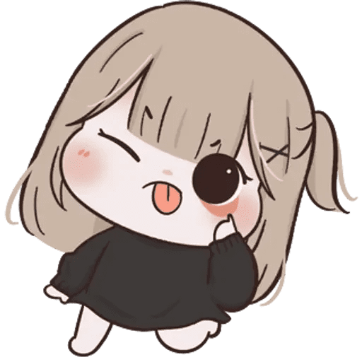 Cute Girl 30 Sticker