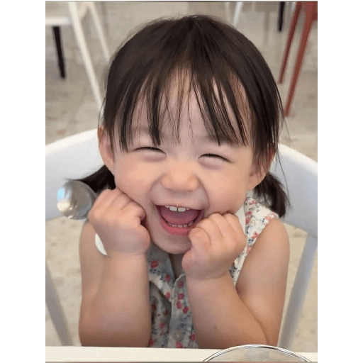 Korea cute baby 4 Sticker