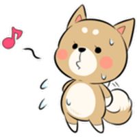 Cute Puppy #3 Sticker