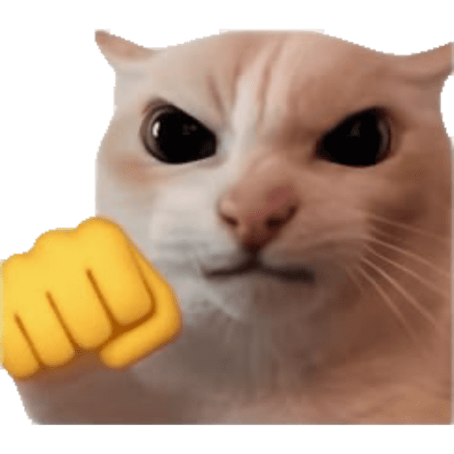 Cat Reaction 11 Sticker
