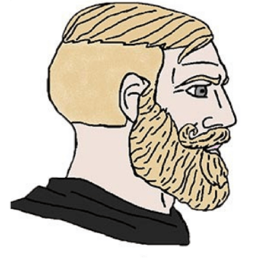 memes chad 3 Sticker