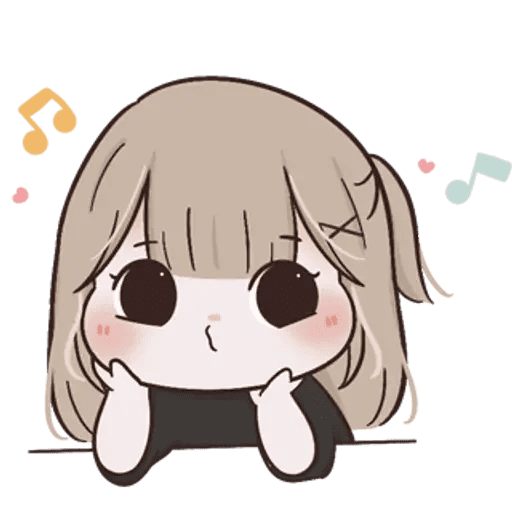 Cute Girl 18 Sticker